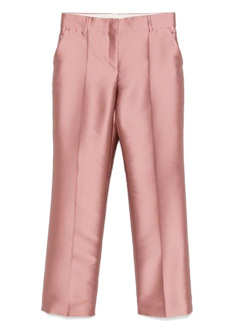 Pink Mikado tailored trousers Alberta Ferretti - women